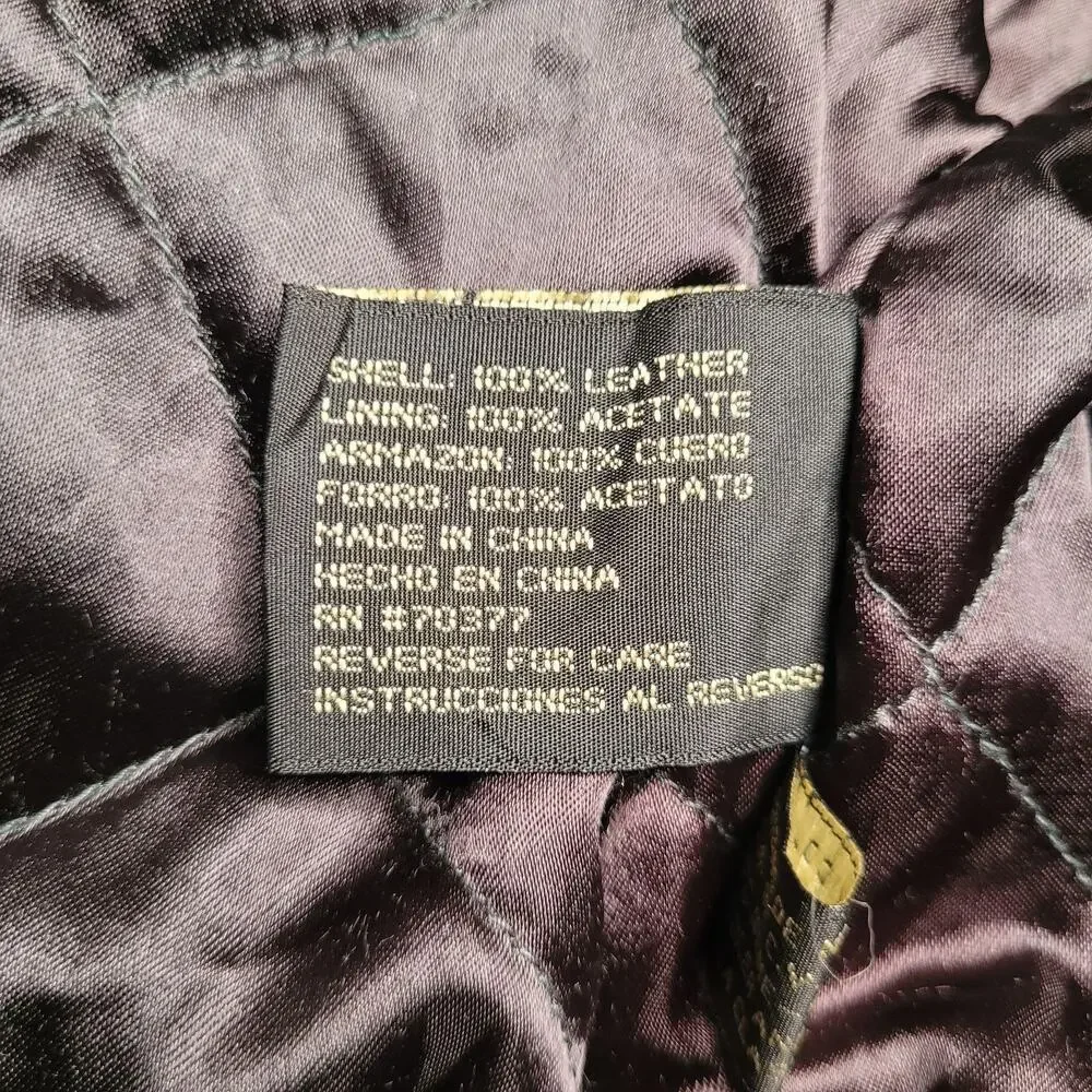 Vintage Green Suede Jacket Men Small Bomber Leather Trim Zip 90s Double Breasted